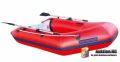 Knallrotes Gummiboot