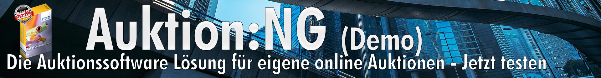 Auktion:NG - Die neue Generation Auktionssoftware in PHP